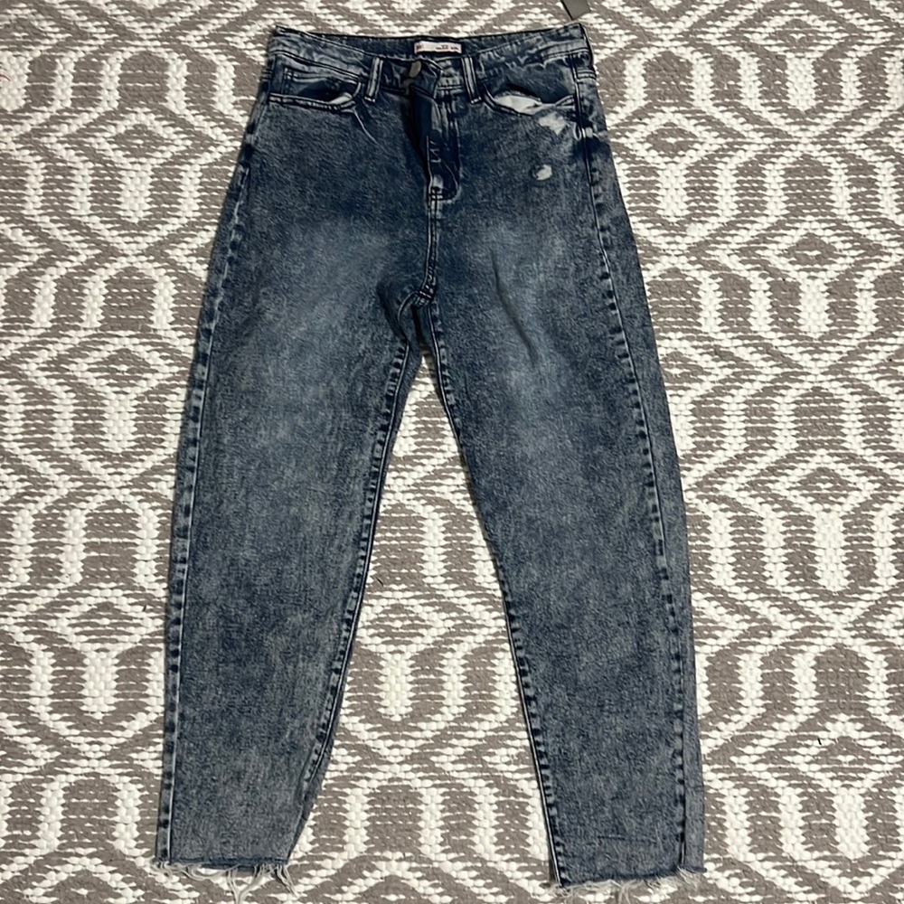 High waisted mom jeans
